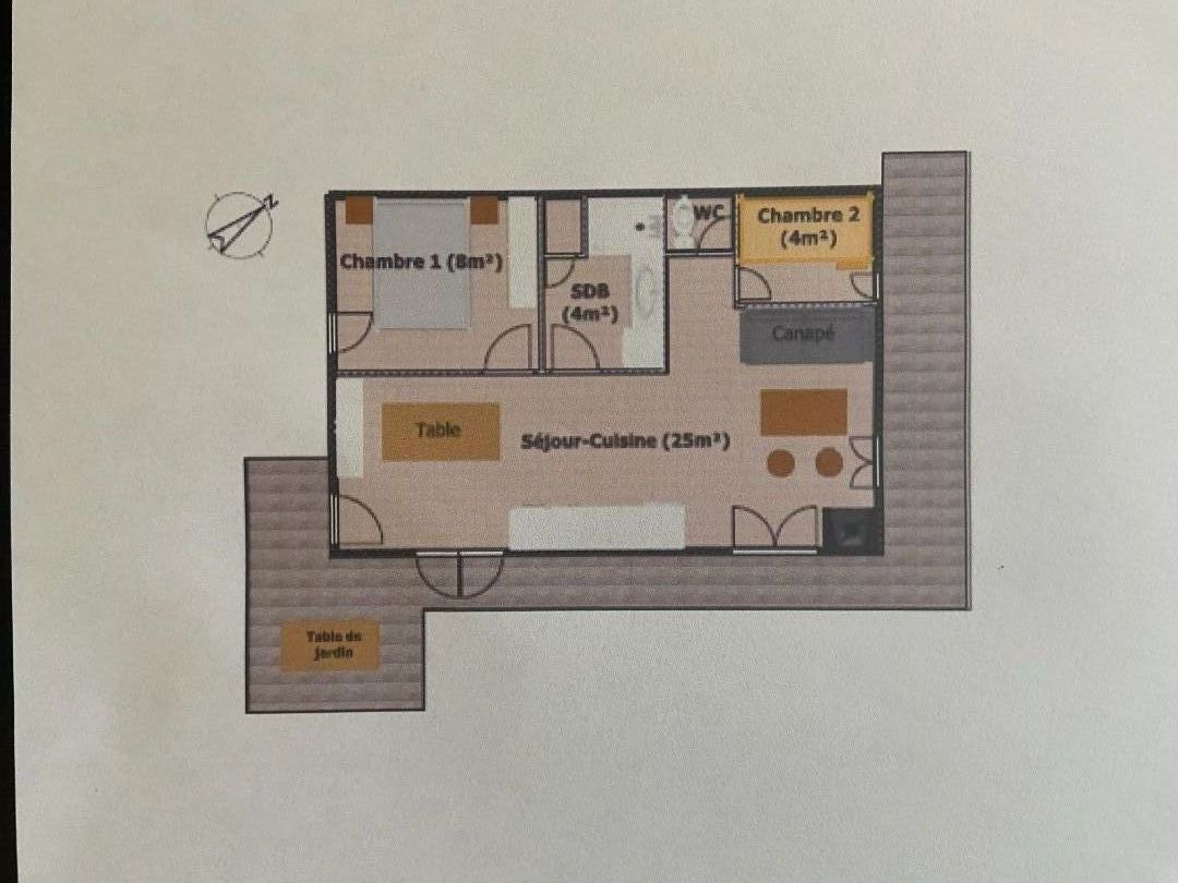 Le plan du chalet